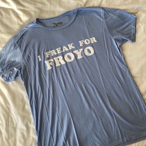 Show Me Your Mumu Liam Tee - “I Freak For Froyo” graphic | Medium | oversized